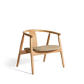 Relate Loungesessel, Eiche natur | Stoff
