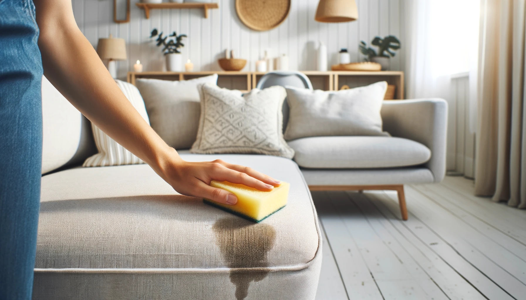 Rengøring af sofa