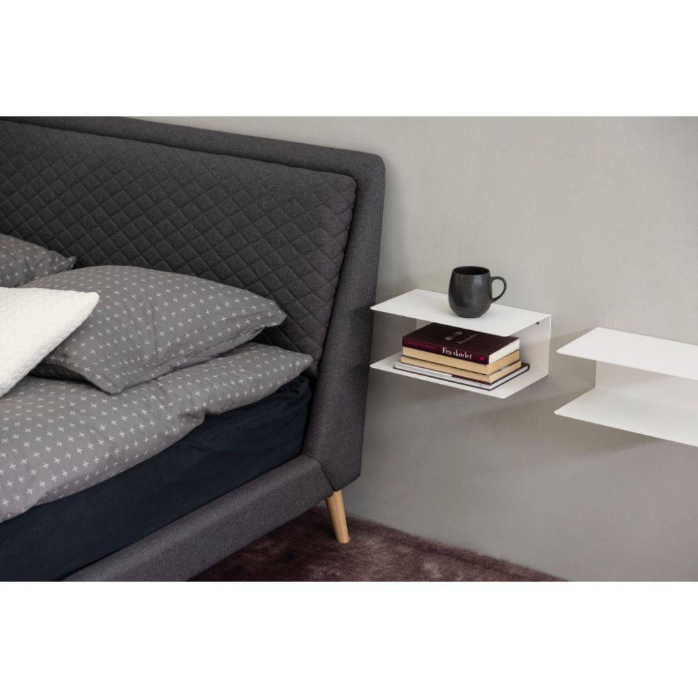 Joliet hvid væghylde, 35cm - Møbelkompagniet