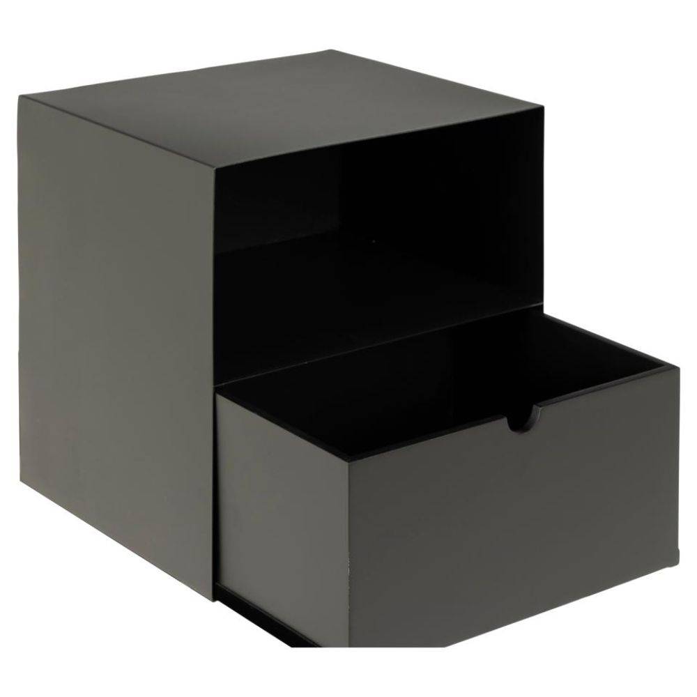 Joliet reol modul, sort skuffe - Møbelkompagniet