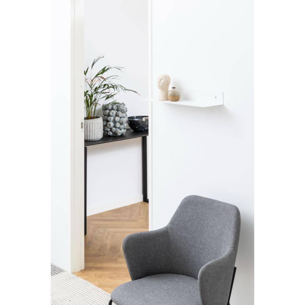Joliet hvid væghylde, 50cm - Møbelkompagniet