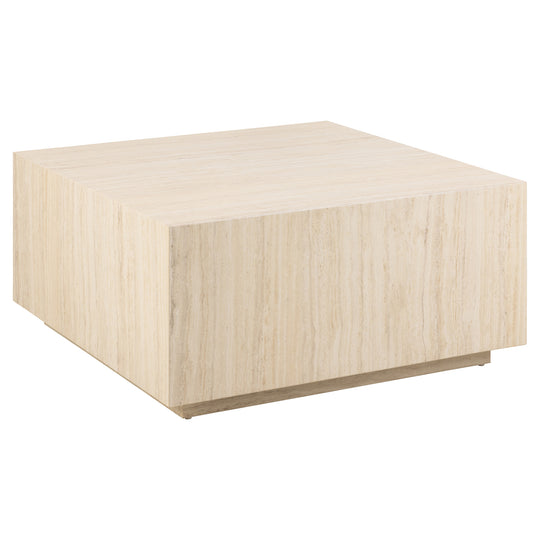 Dice Couchtisch, Marmoroptik | 90x90