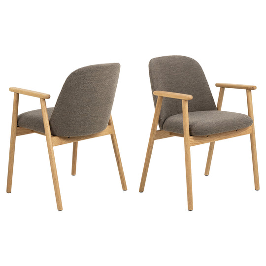 Lund Esszimmerstuhl, Eiche/Stoff