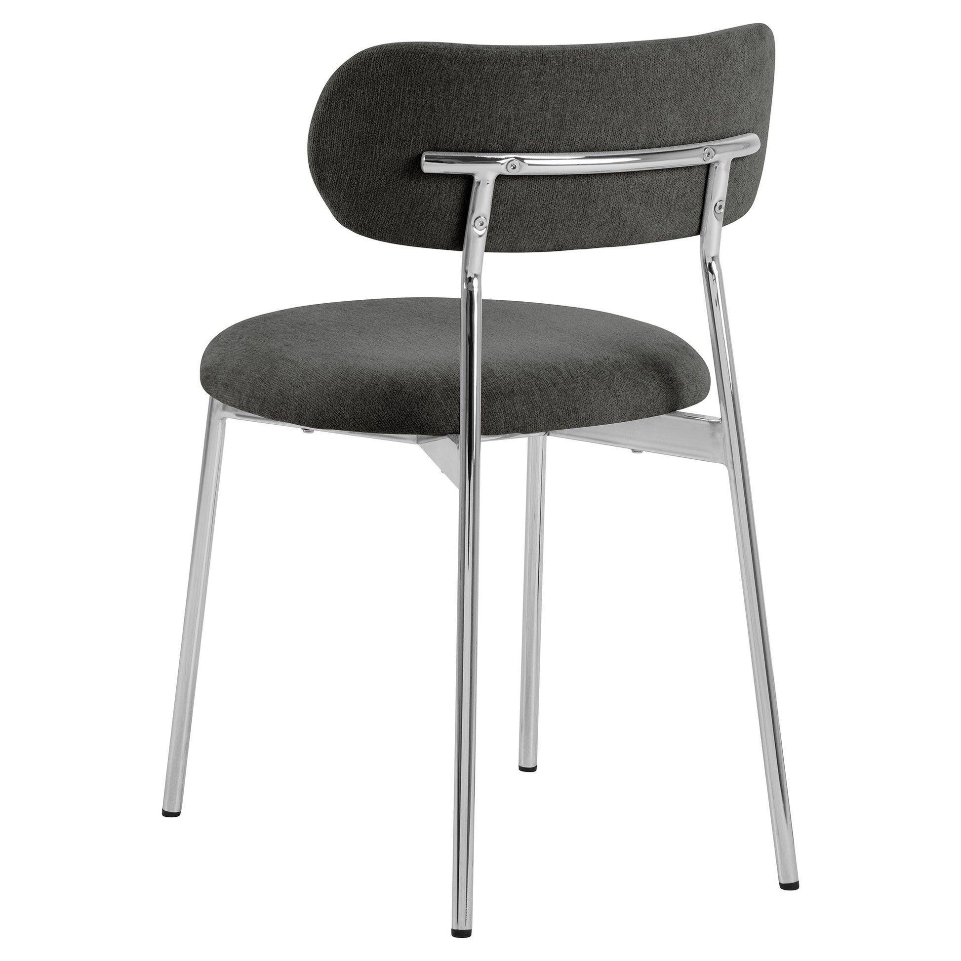 Halo spisebordsstol, Krom | Stof - Møbelkompagniet
