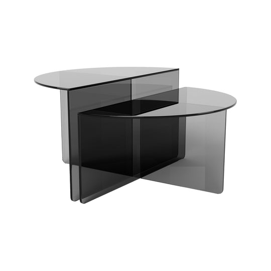 Vetri Couchtisch, Glas | Ø80