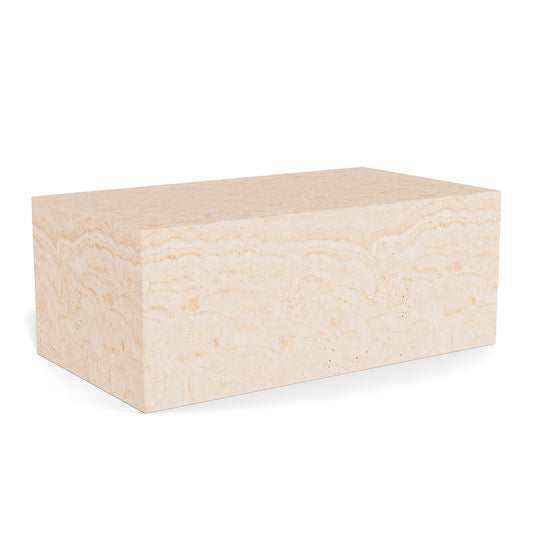 Varese Couchtisch, Travertinmarmor | 90x60