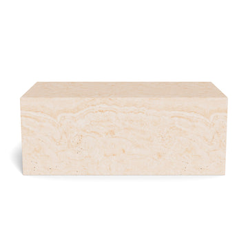 Varese Couchtisch, Travertinmarmor | 90x60
