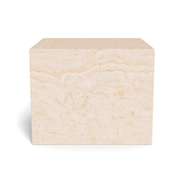 Varese Couchtisch, Travertin-Marmor | 50x50