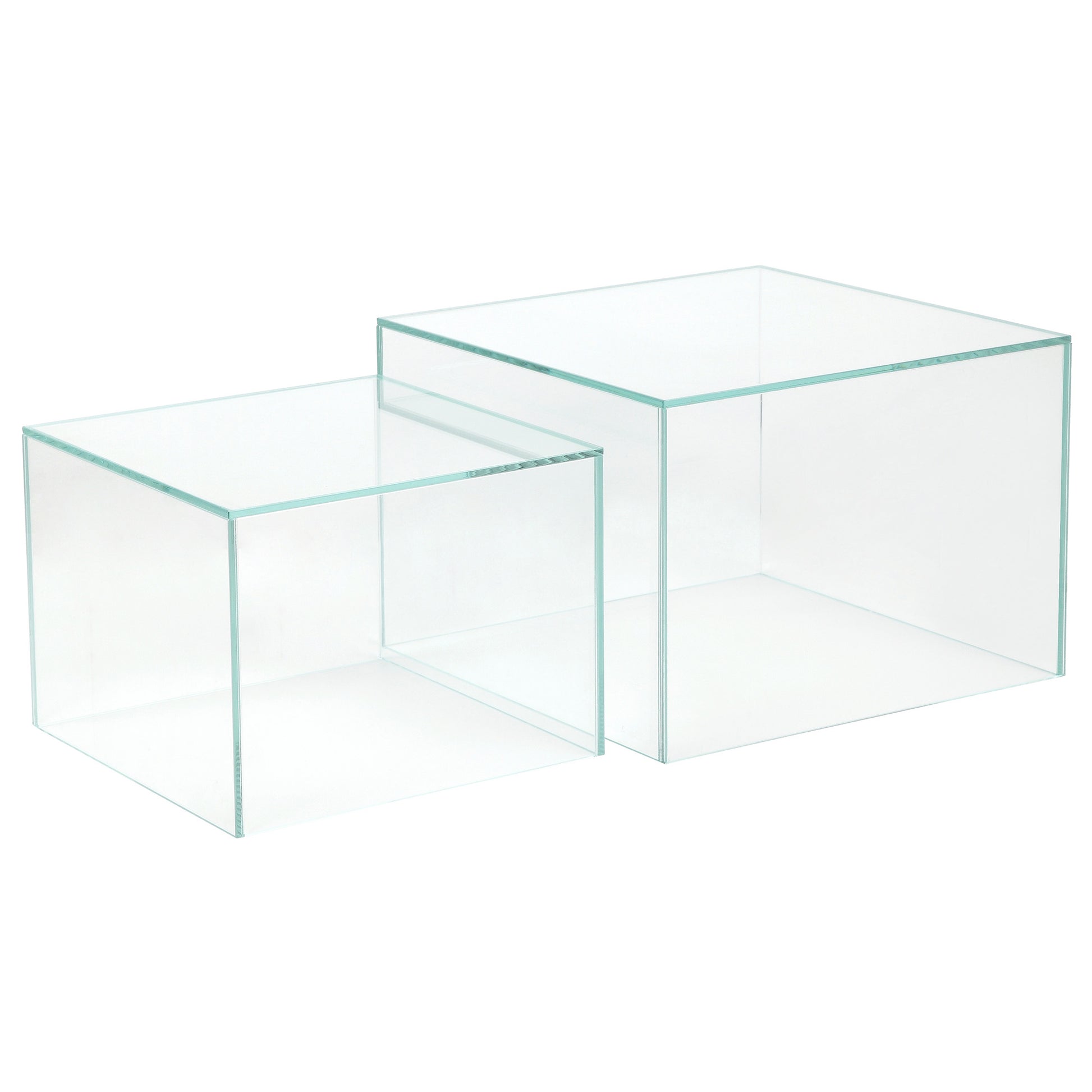 Quadro sofabordssæt, glas - Møbelkompagniet
