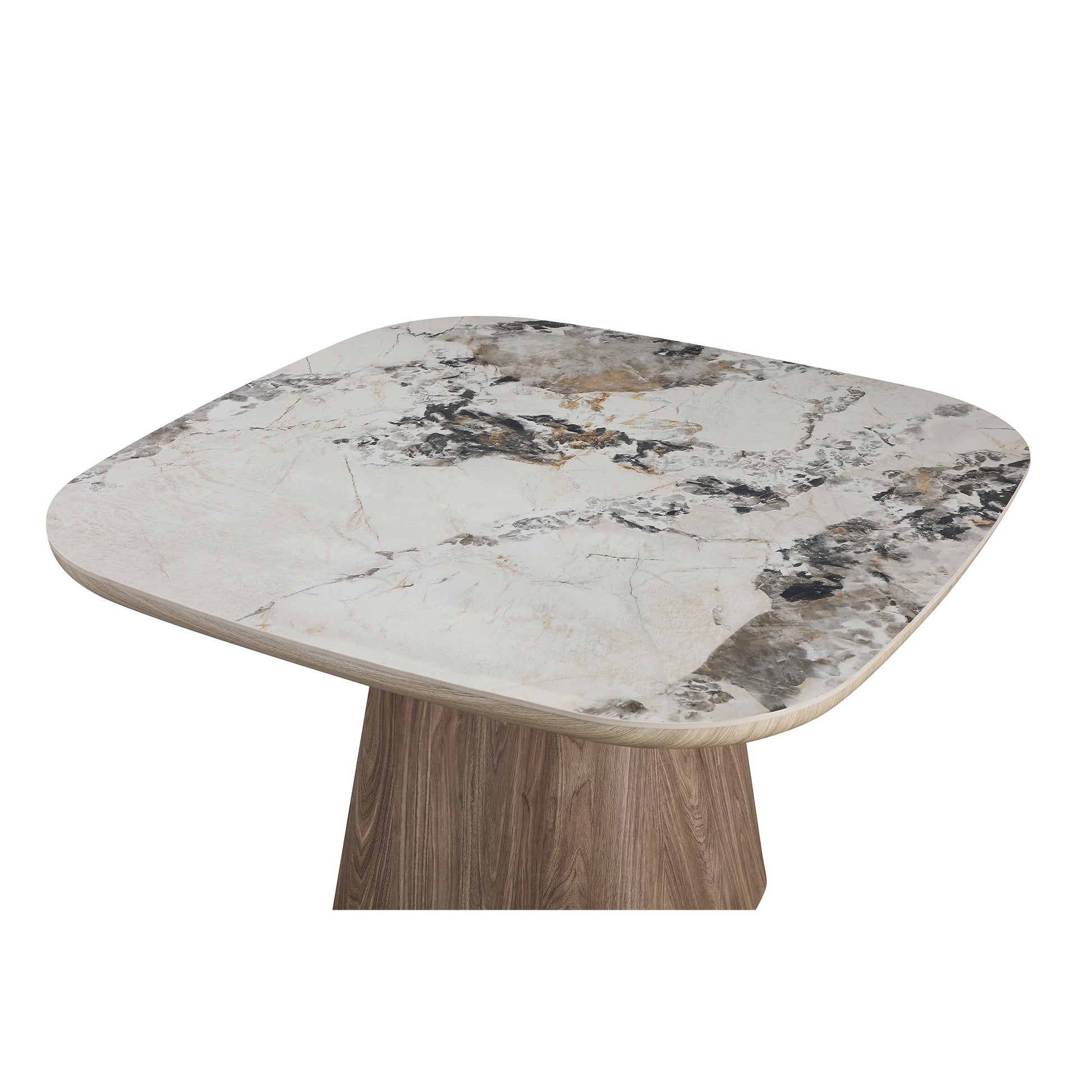 Marmoris spisebord, keramik | 120x120 - Møbelkompagniet