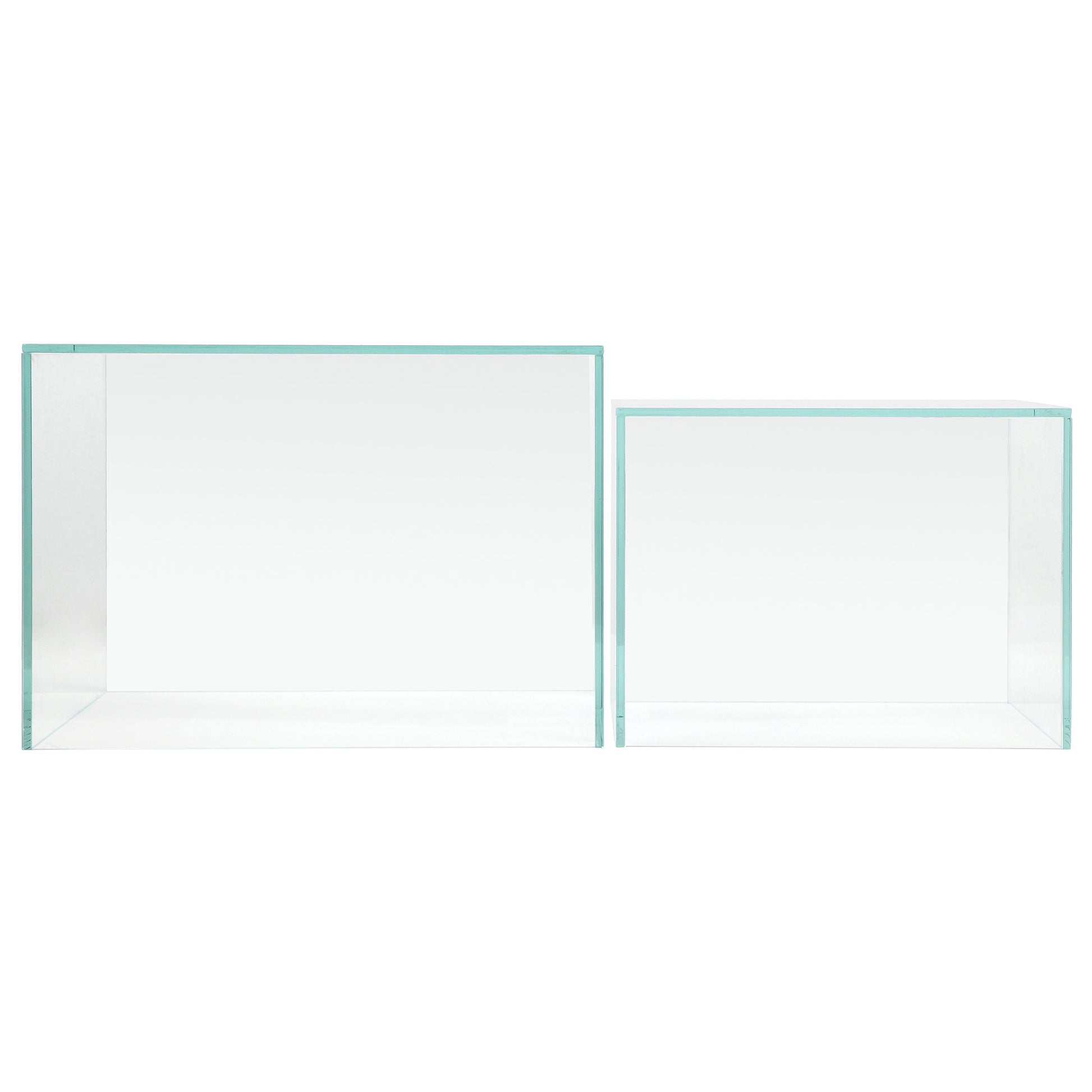 Quadro sofabordssæt, glas - Møbelkompagniet