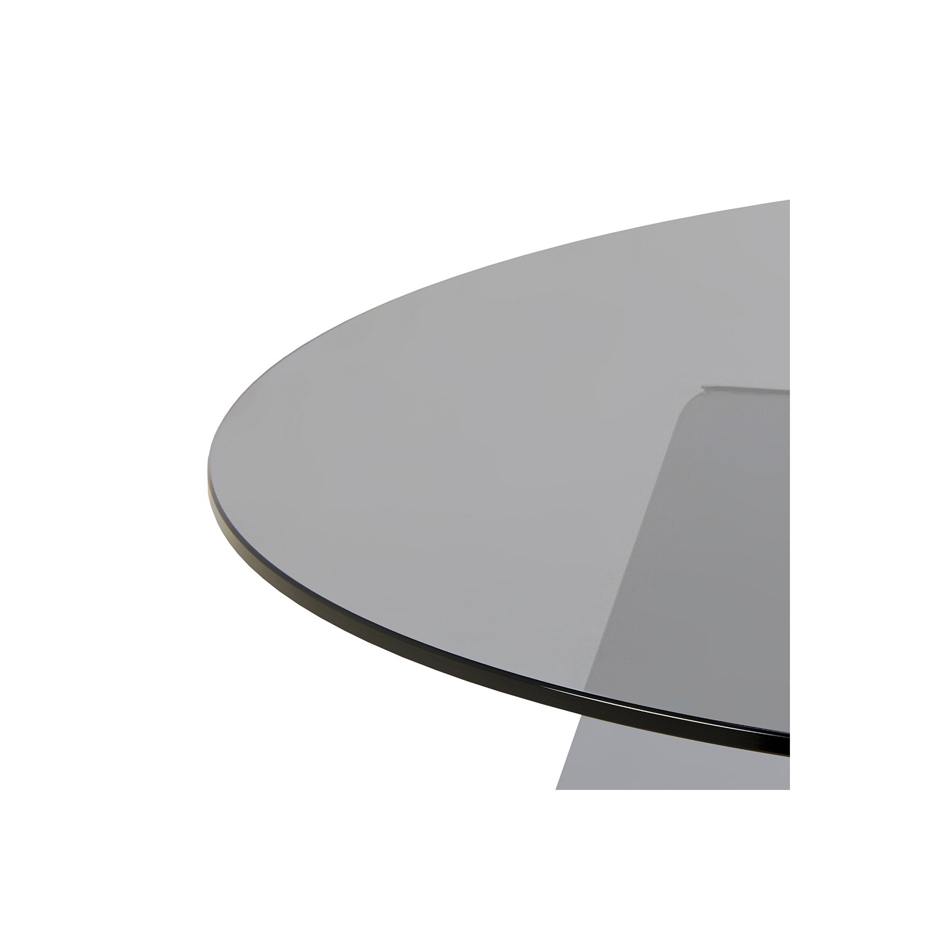 Arco sofabord, glas | Ø80 - Møbelkompagniet