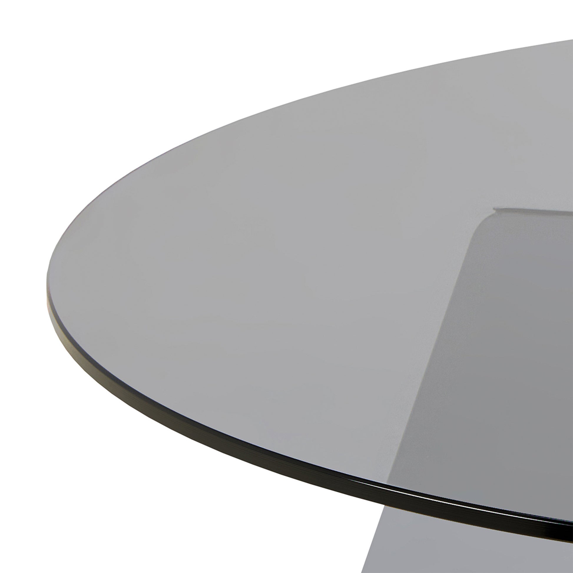 Arco sofabord, glas | Ø80 - Møbelkompagniet