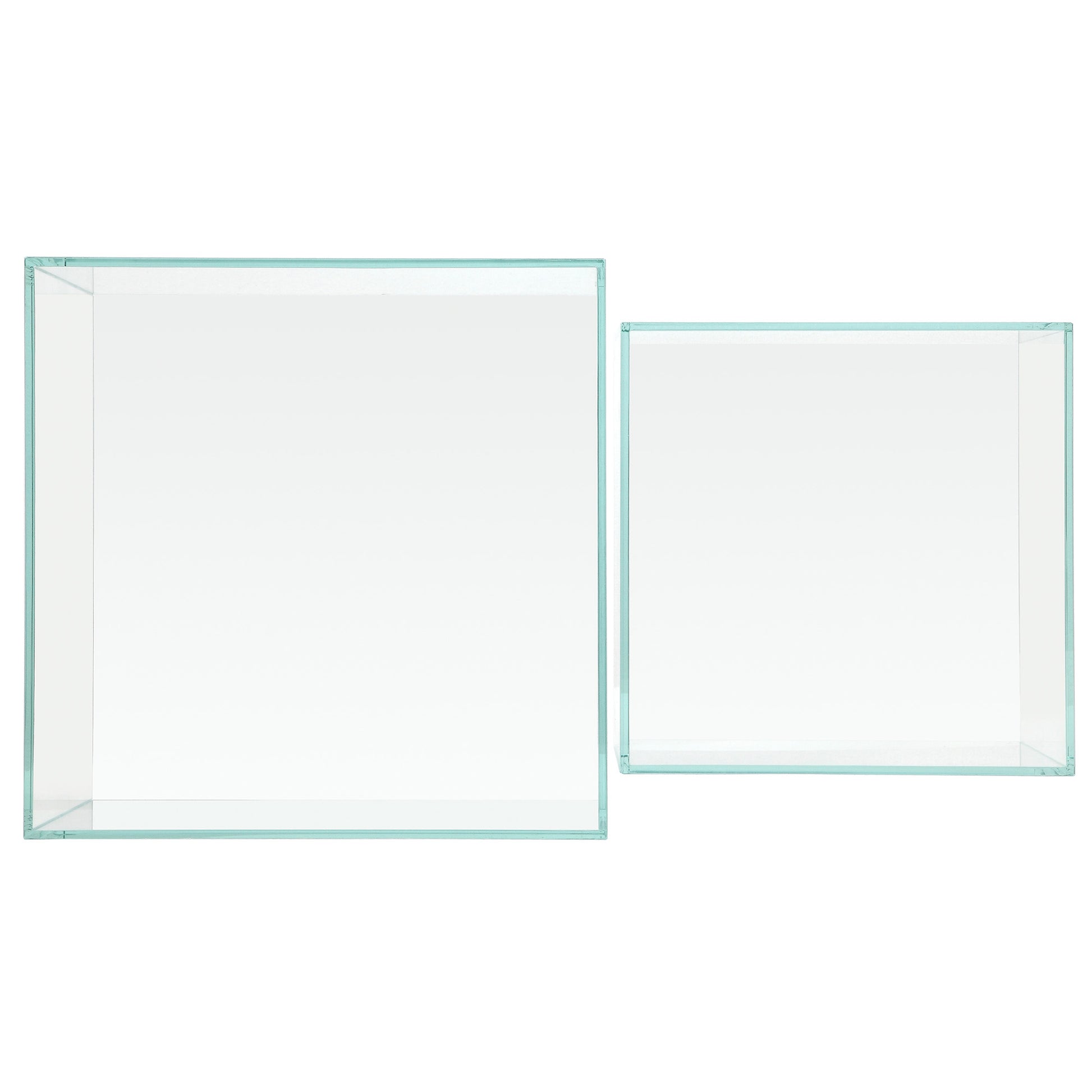 Quadro sofabordssæt, glas - Møbelkompagniet