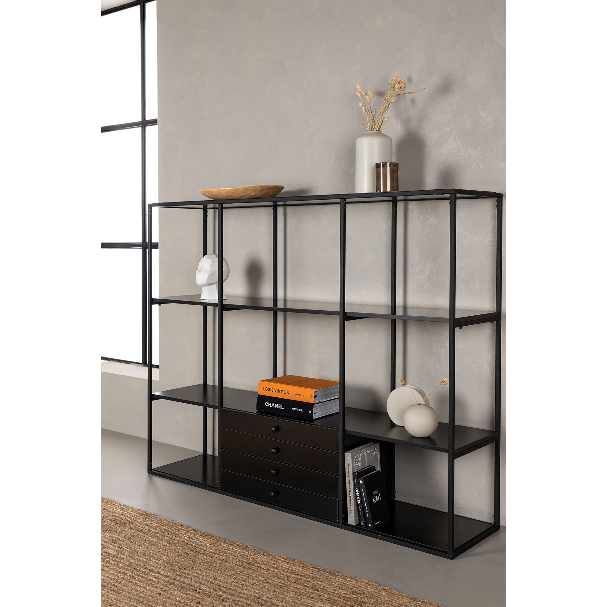 Amarillo reol 150x120 cm - Møbelkompagniet