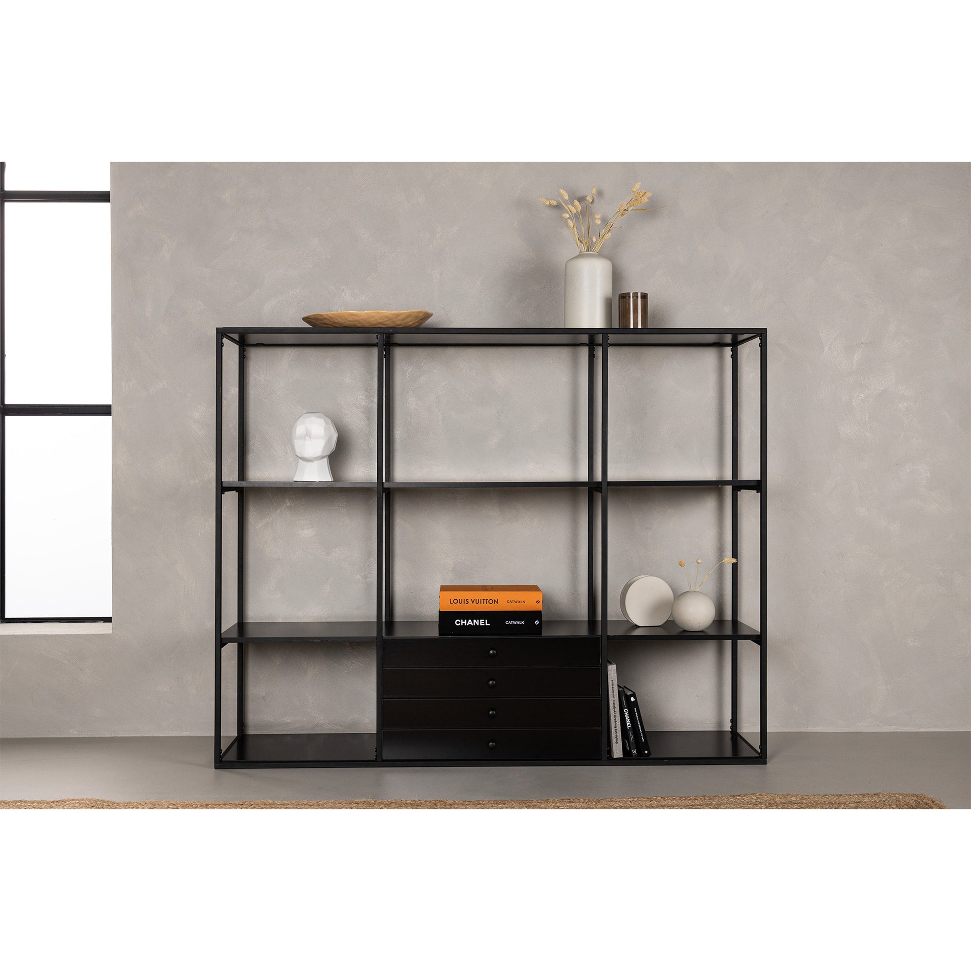 Amarillo reol 150x120 cm - Møbelkompagniet