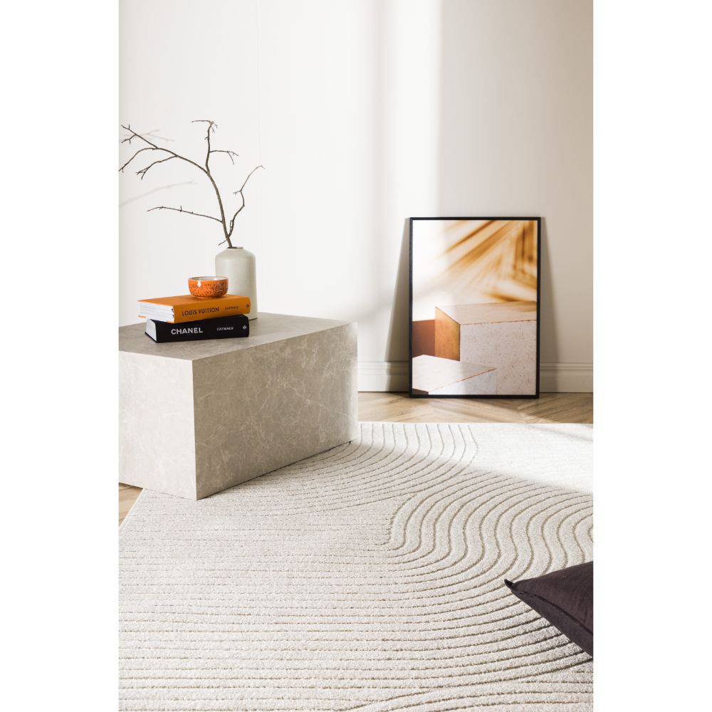 Vince tæppe 290x200 hvid