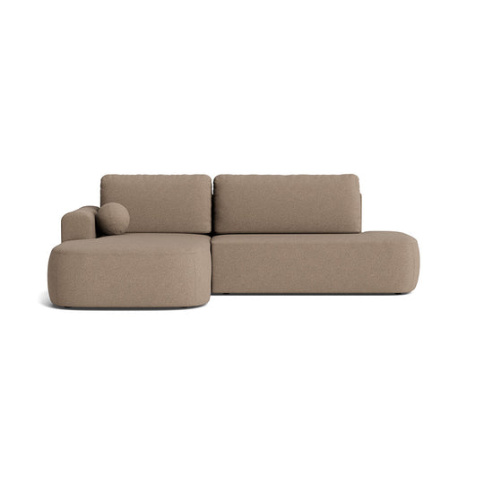 Monza Chaiselongue-Schlafsofa, links | Stauraum