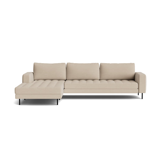 Rouge XL Chaiselongue-Sofa, links