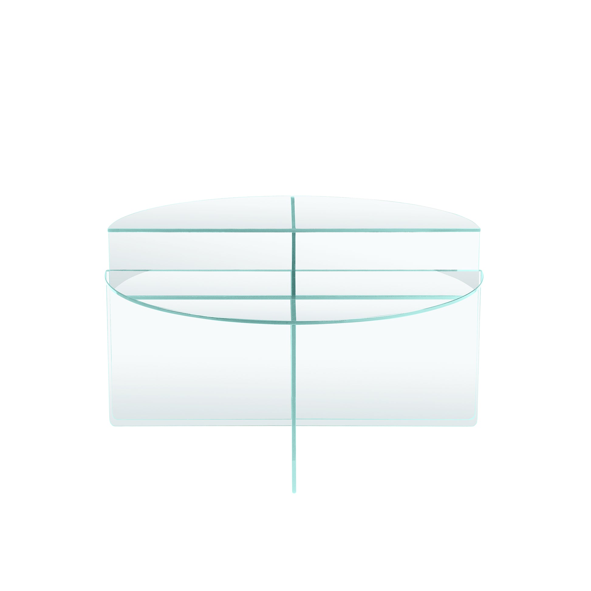 Vetri sofabord, glas | Ø80 - Møbelkompagniet