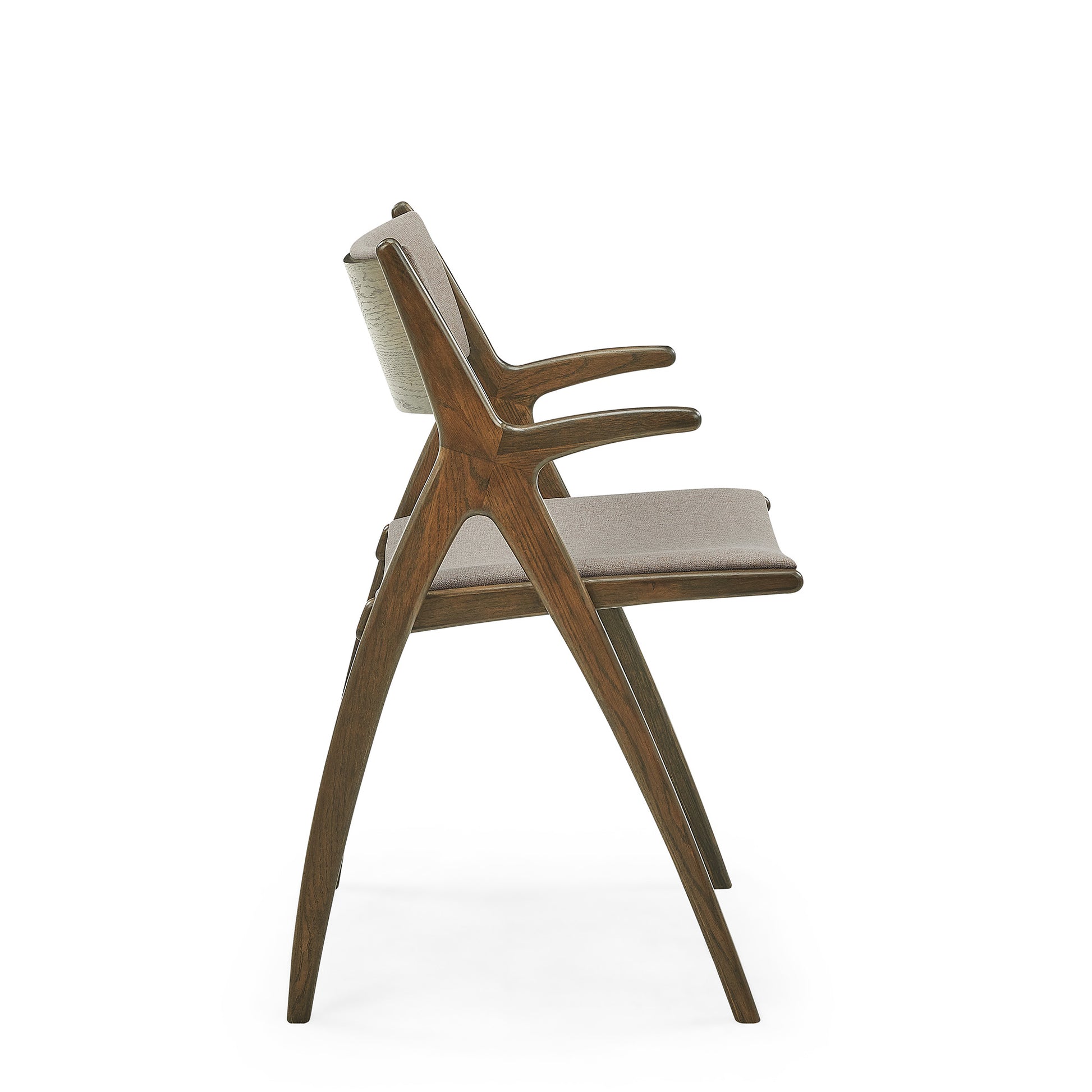 Roots spisebordsstol, Armlæn | Stof - Møbelkompagniet