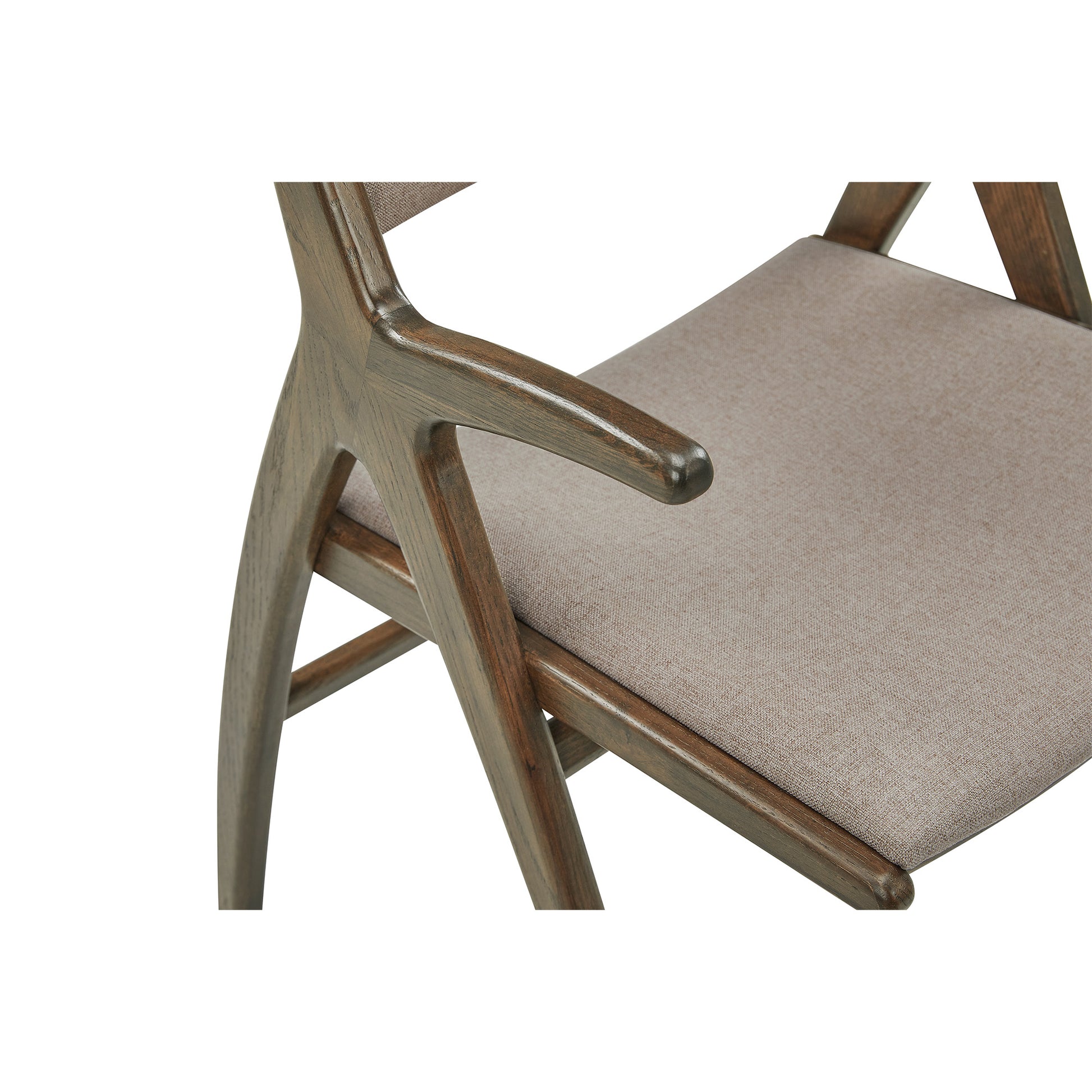 Roots spisebordsstol, Armlæn | Stof - Møbelkompagniet