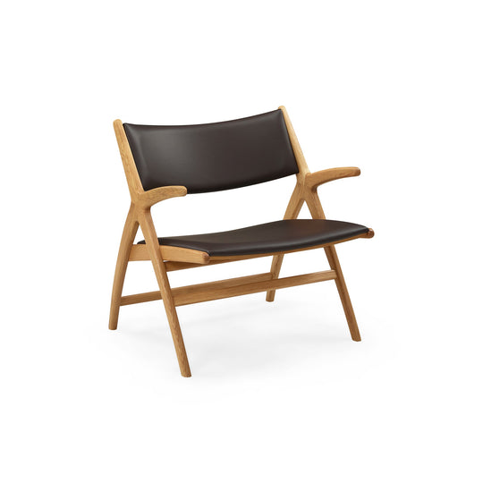 Roots sessel, Eiche Natur | Leder Mocca