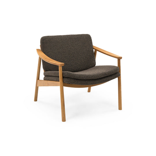 Soren Loungesessel, Eiche natur | Stoff