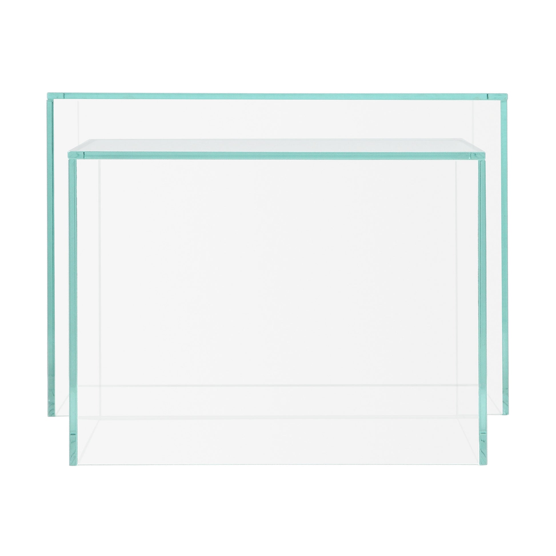 Quadro sofabordssæt, glas - Møbelkompagniet