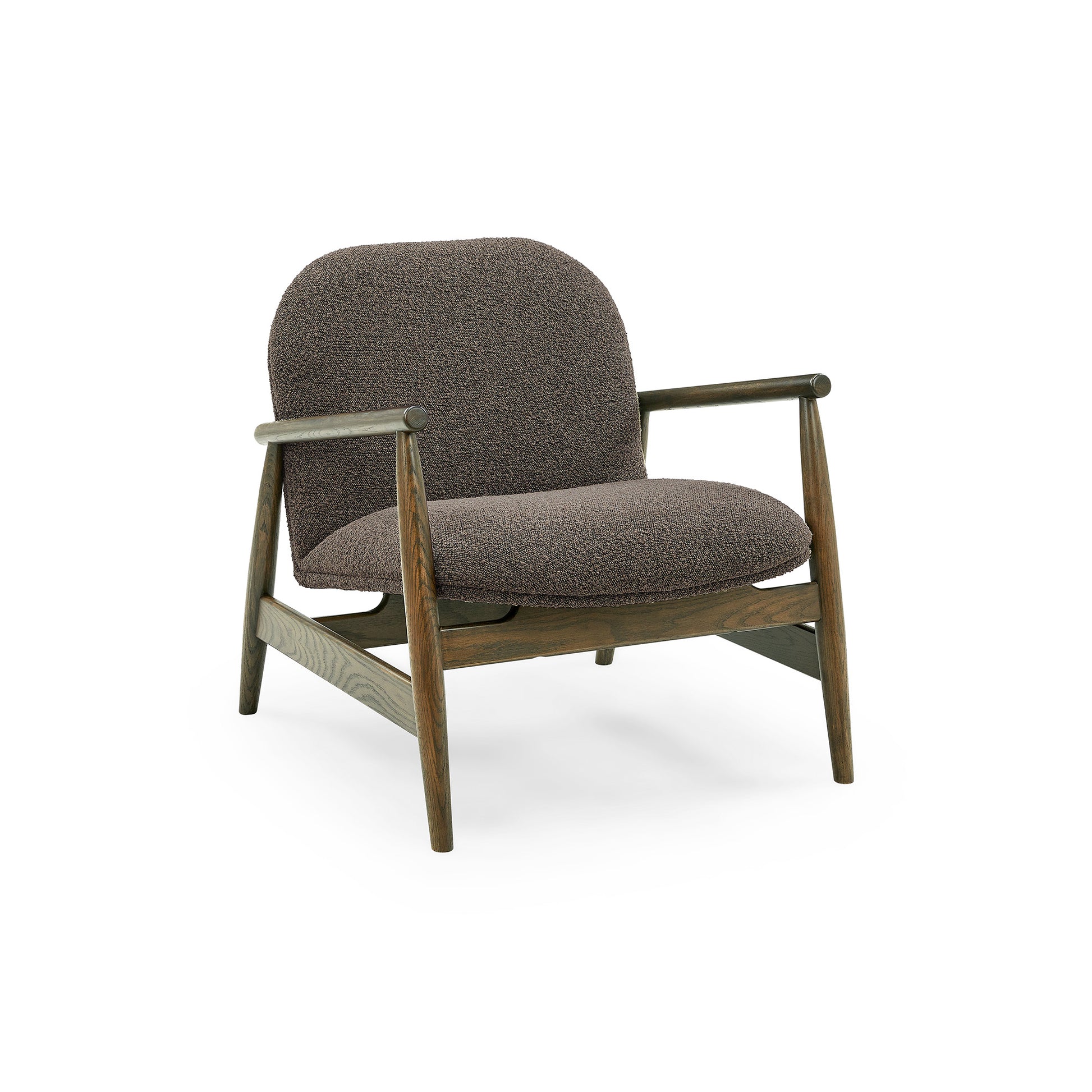 Olea lænestol, Røget eg | Stof - Møbelkompagniet