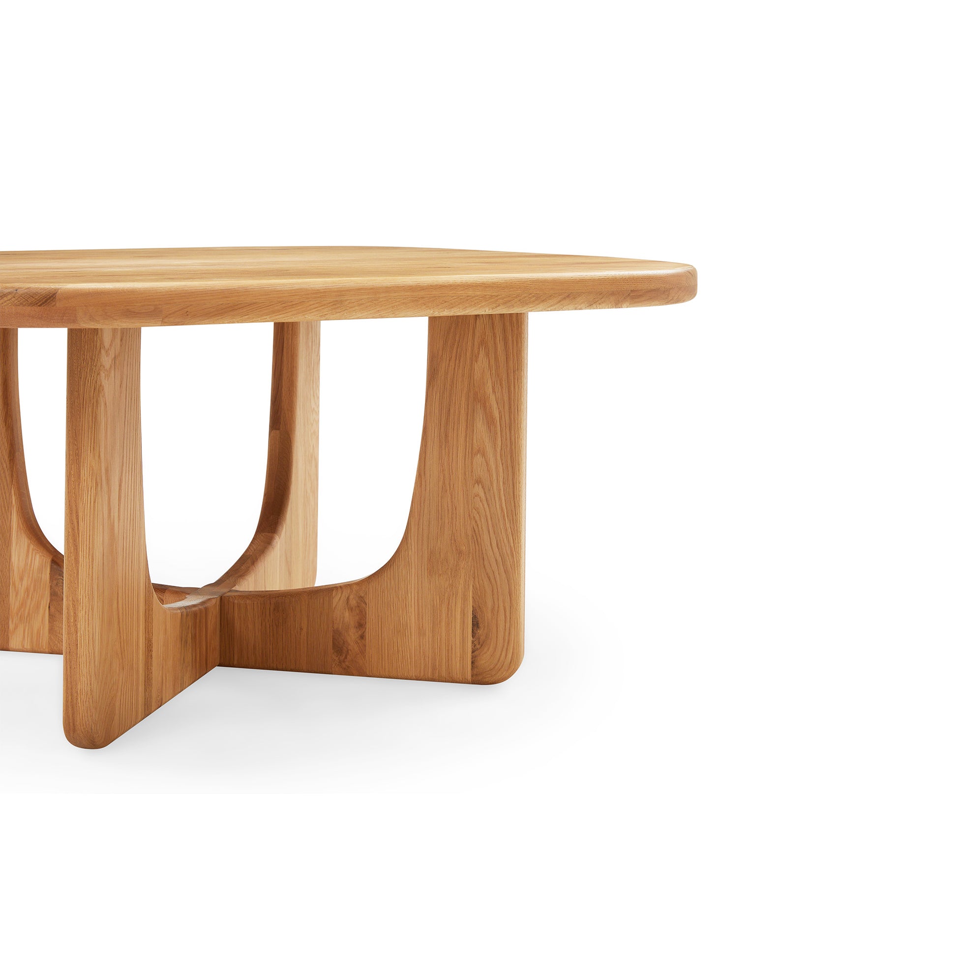 Orion sofabord, Egetræ | 90x90 - Møbelkompagniet