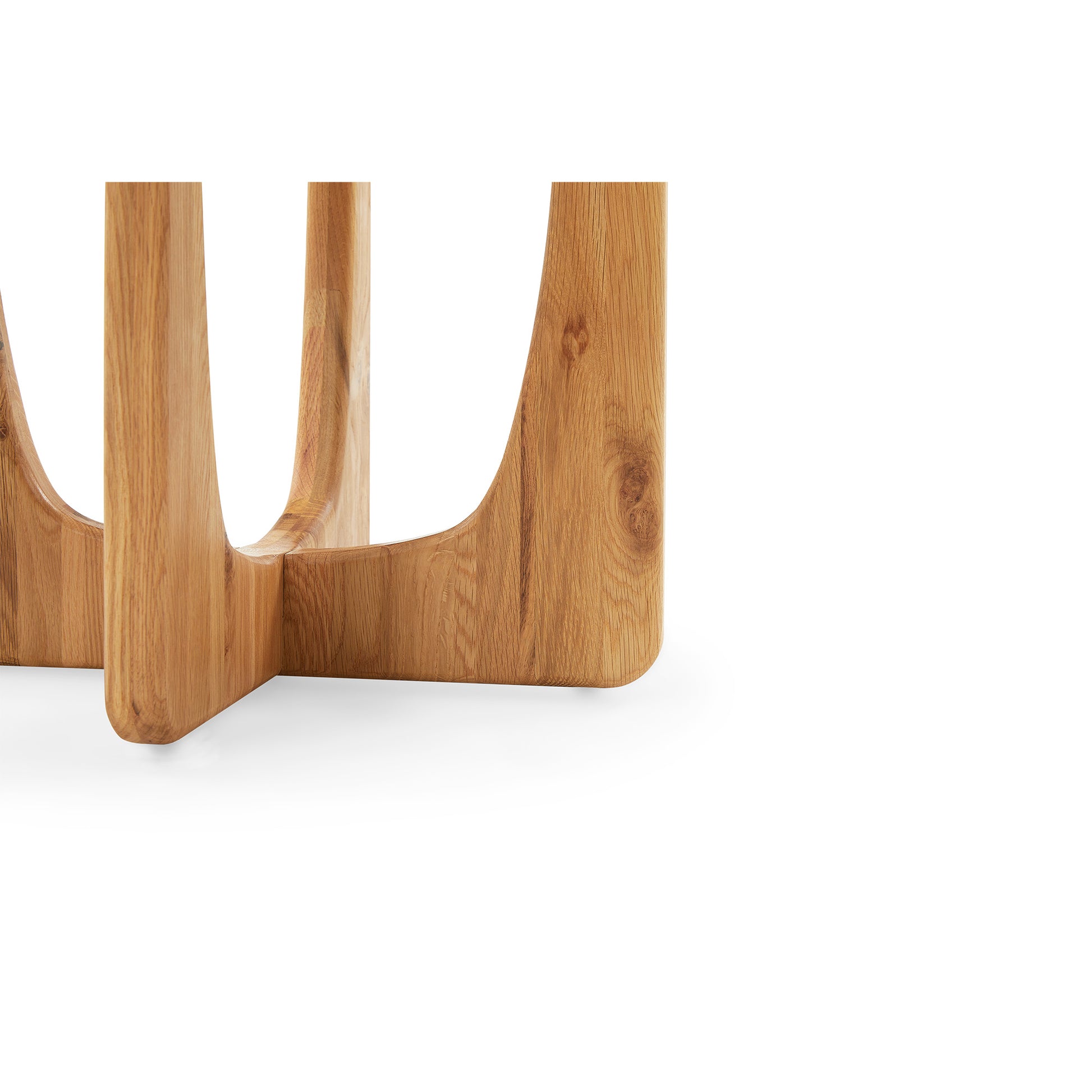 Orion hjørnebord, Marmor/Egetræ | 50x50 - Møbelkompagniet