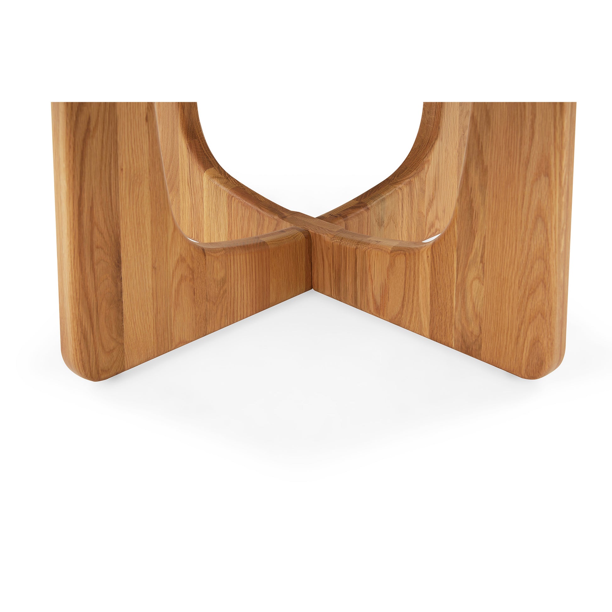 Orion sofabord, Marmor/Egetræ | 90x90 - Møbelkompagniet