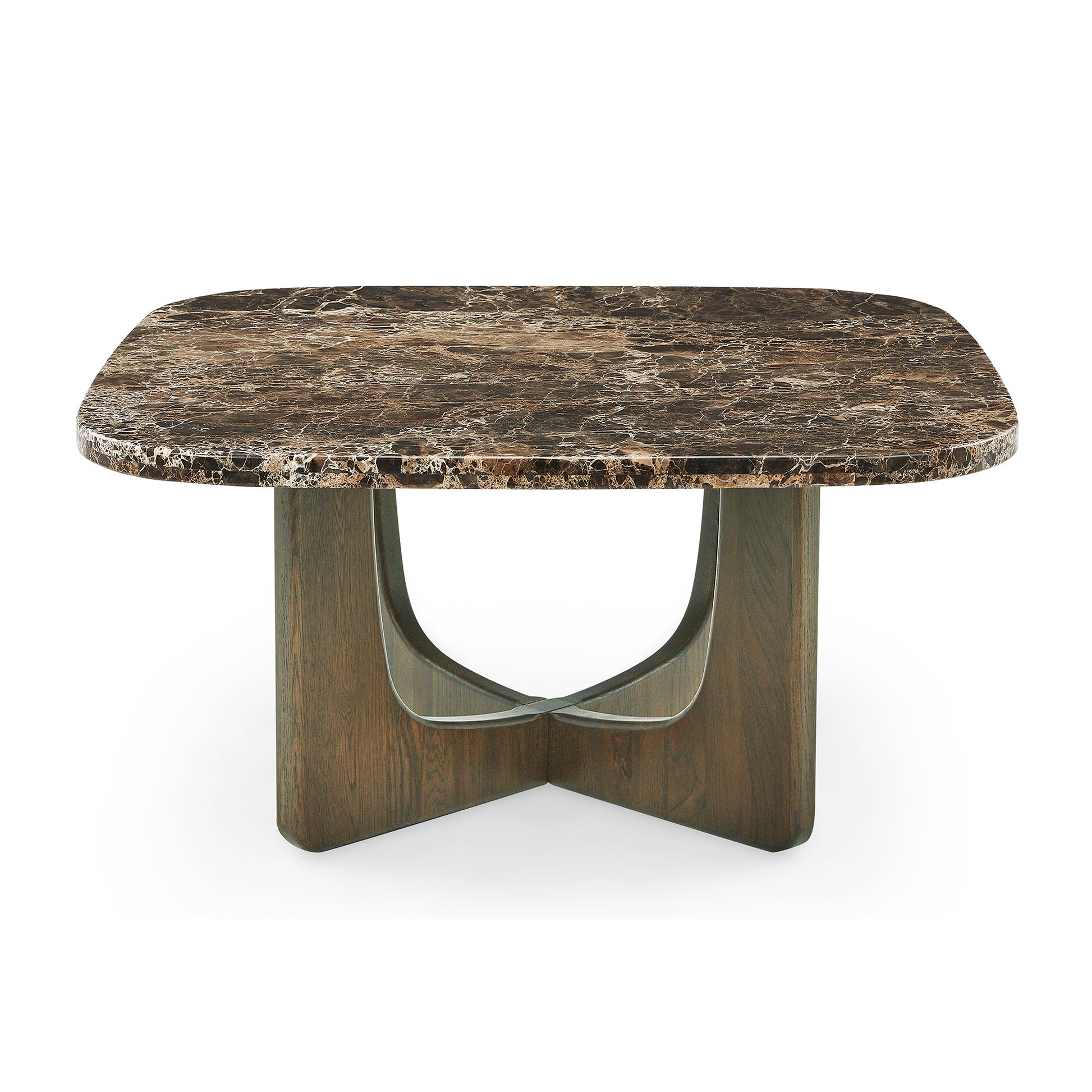 Orion sofabord, Egetræ/Emperador | 90x90 - Møbelkompagniet