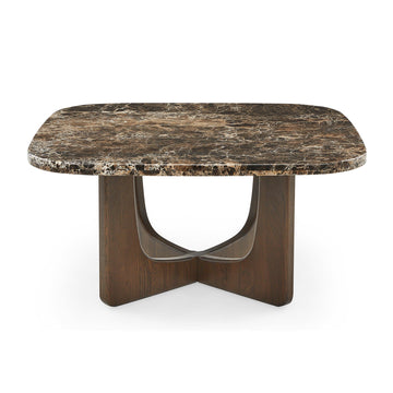 Orion Couchtisch, Eiche/Emperador | 90x90 - Møbelkompagniet DE