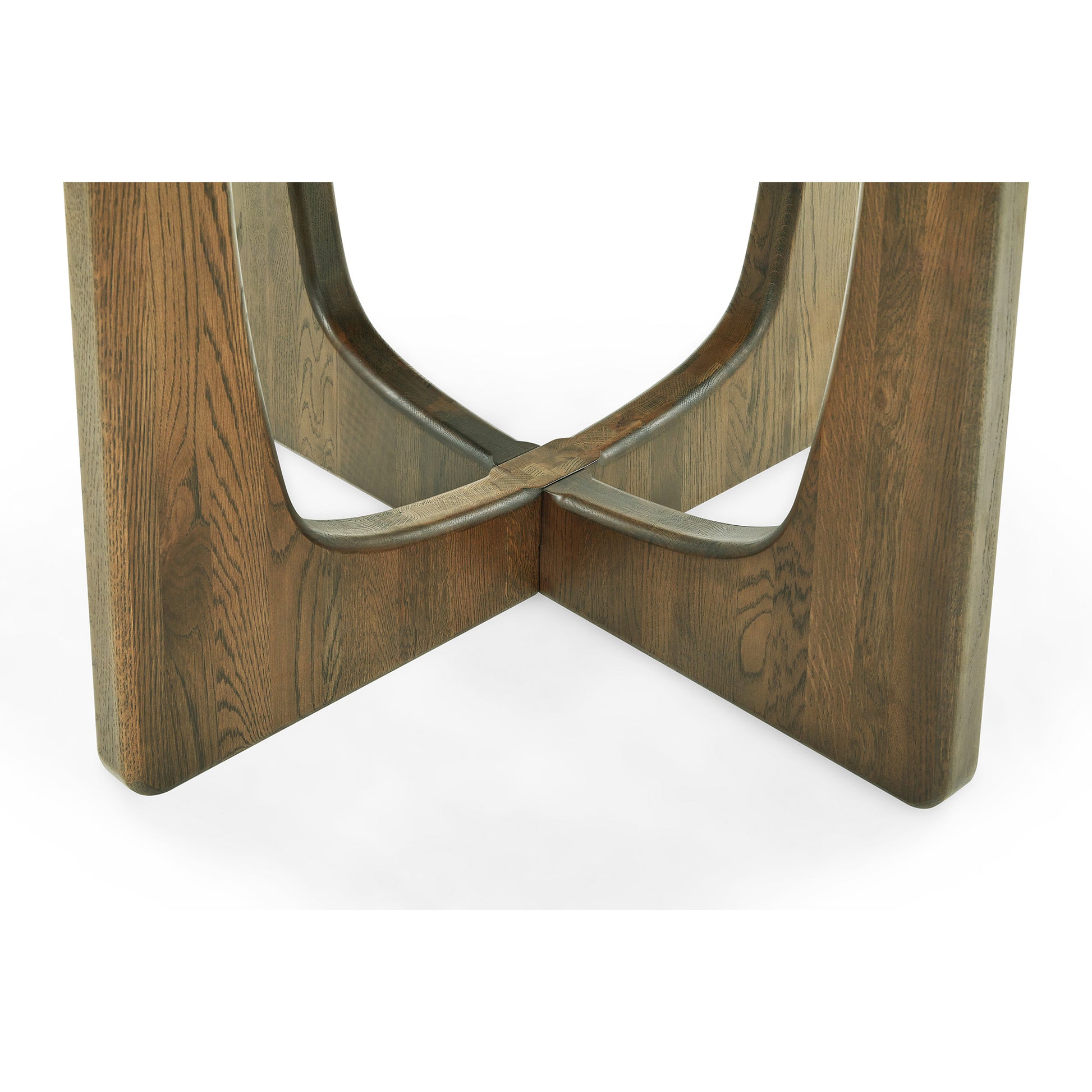 Orion spisebord, Egetræ/Emperador | 120x120 - Møbelkompagniet