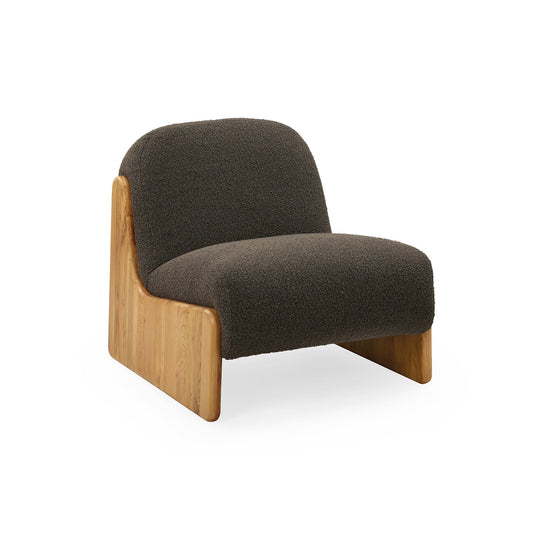 Ledge Loungesessel, Natur-Eiche | Stoff