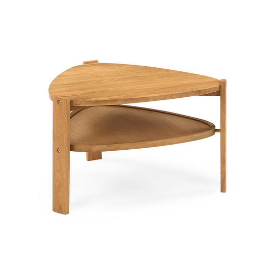 Konstrukt Couchtisch, Eiche natur | 65x62