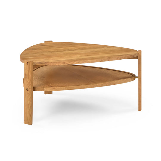 Konstrukt Couchtisch, Eiche natur | 85x82