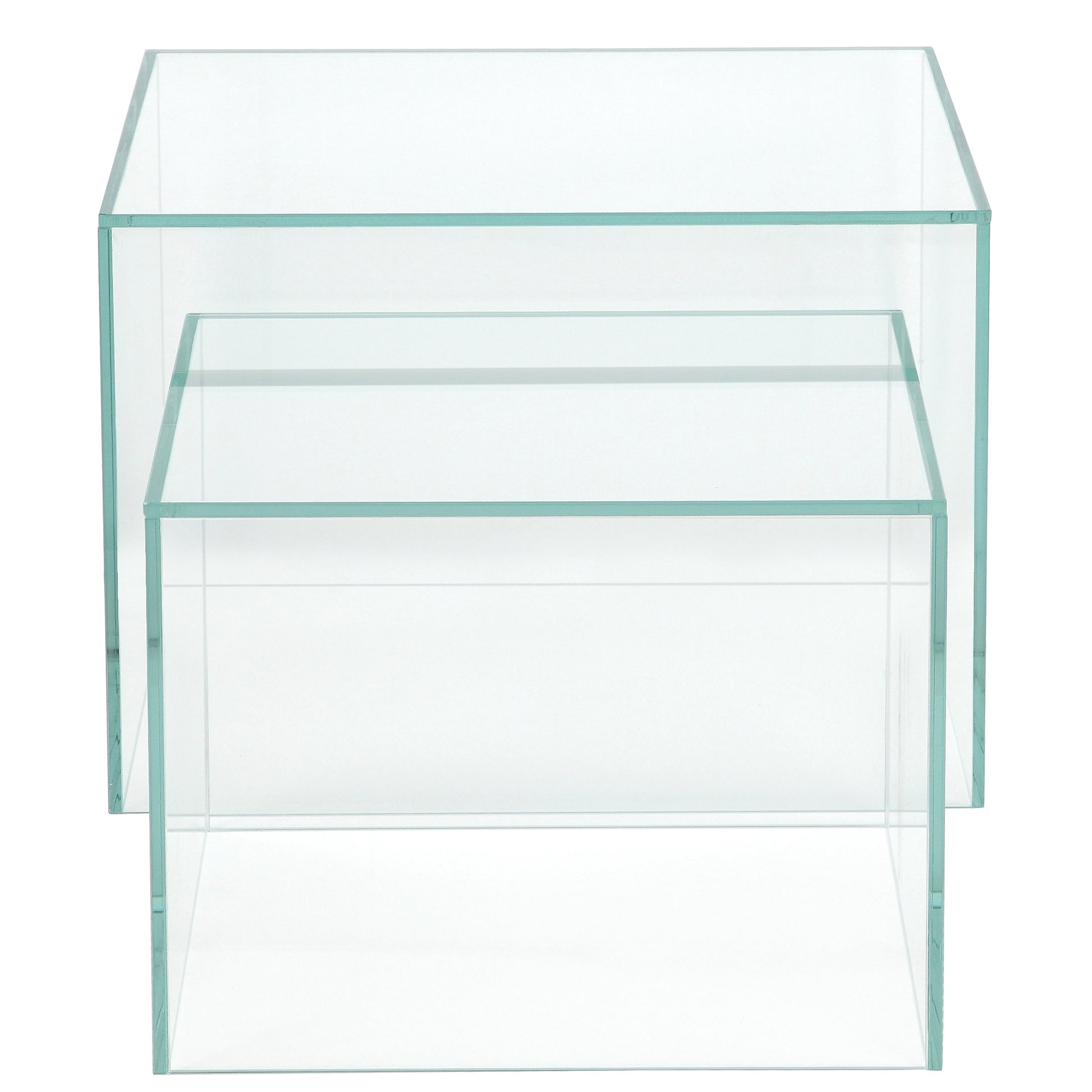 Quadro sofabordssæt, glas - Møbelkompagniet
