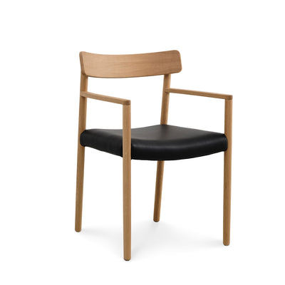Sydney Esszimmerstuhl, Armlehne | Leder