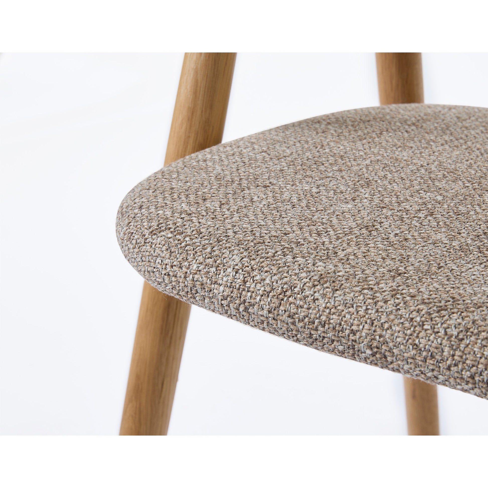 Relate spisebordsstol, egetræ | stof - Møbelkompagniet