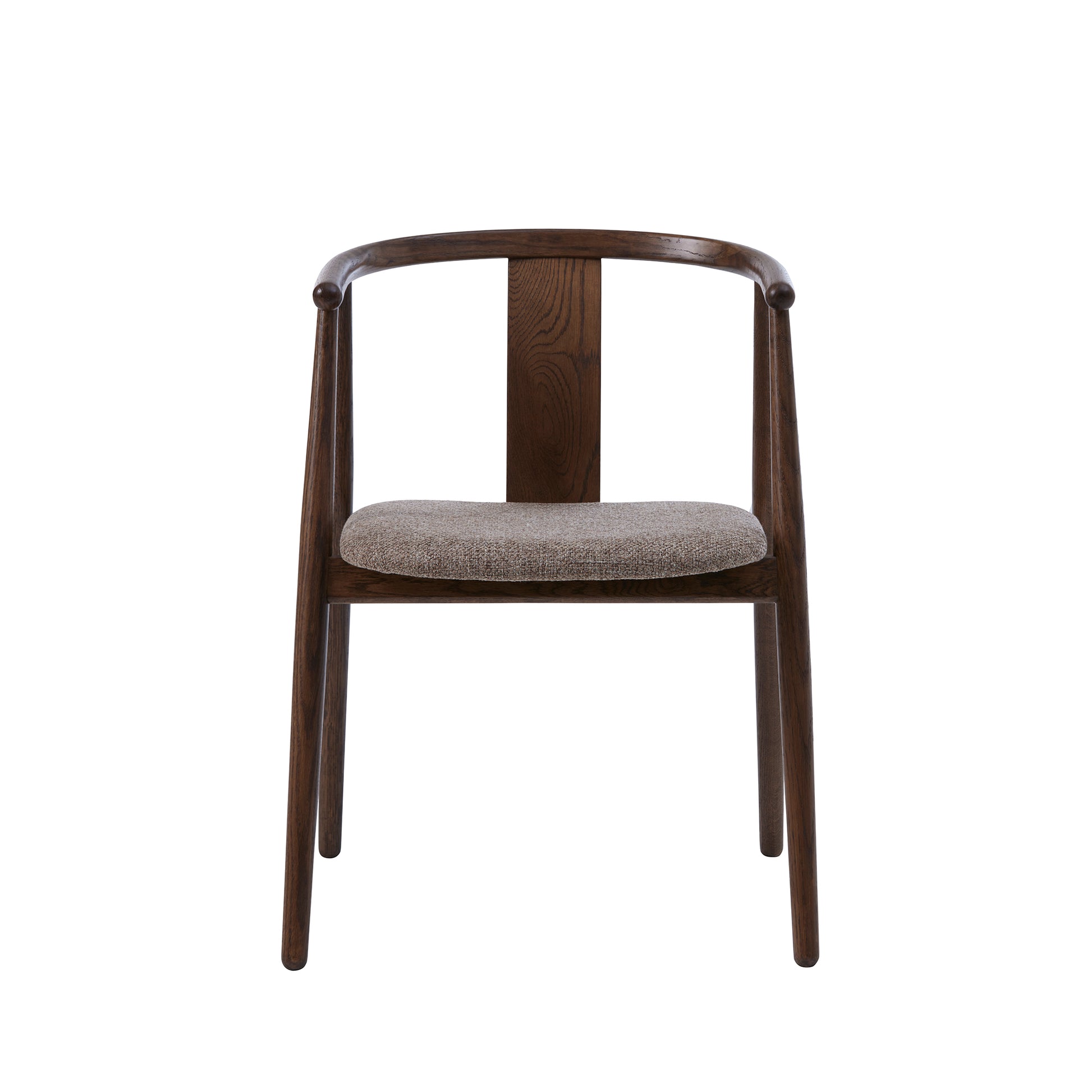 Relate spisebordsstol,  røget egetræ | stof - Møbelkompagniet