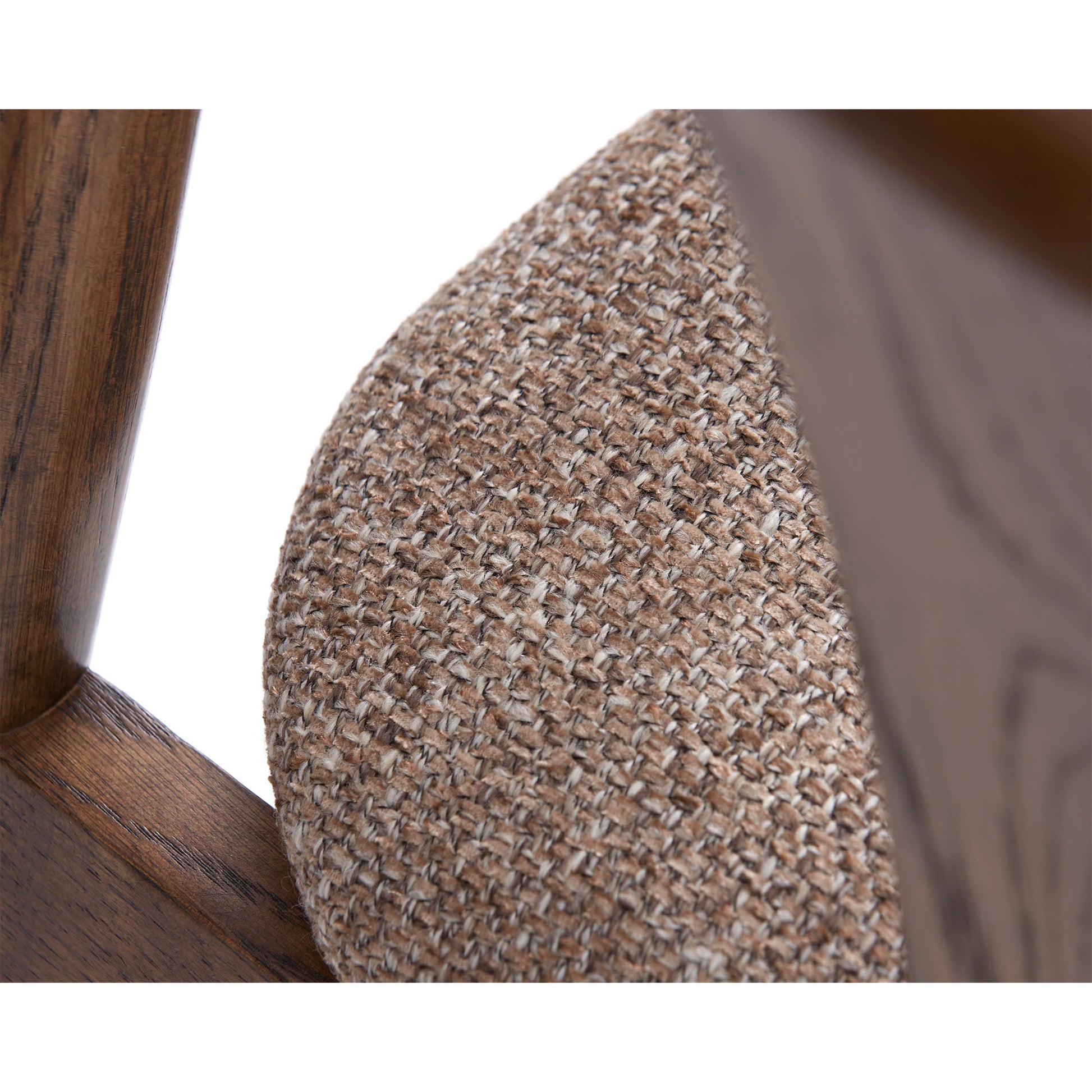 Relate spisebordsstol,  røget egetræ | stof - Møbelkompagniet