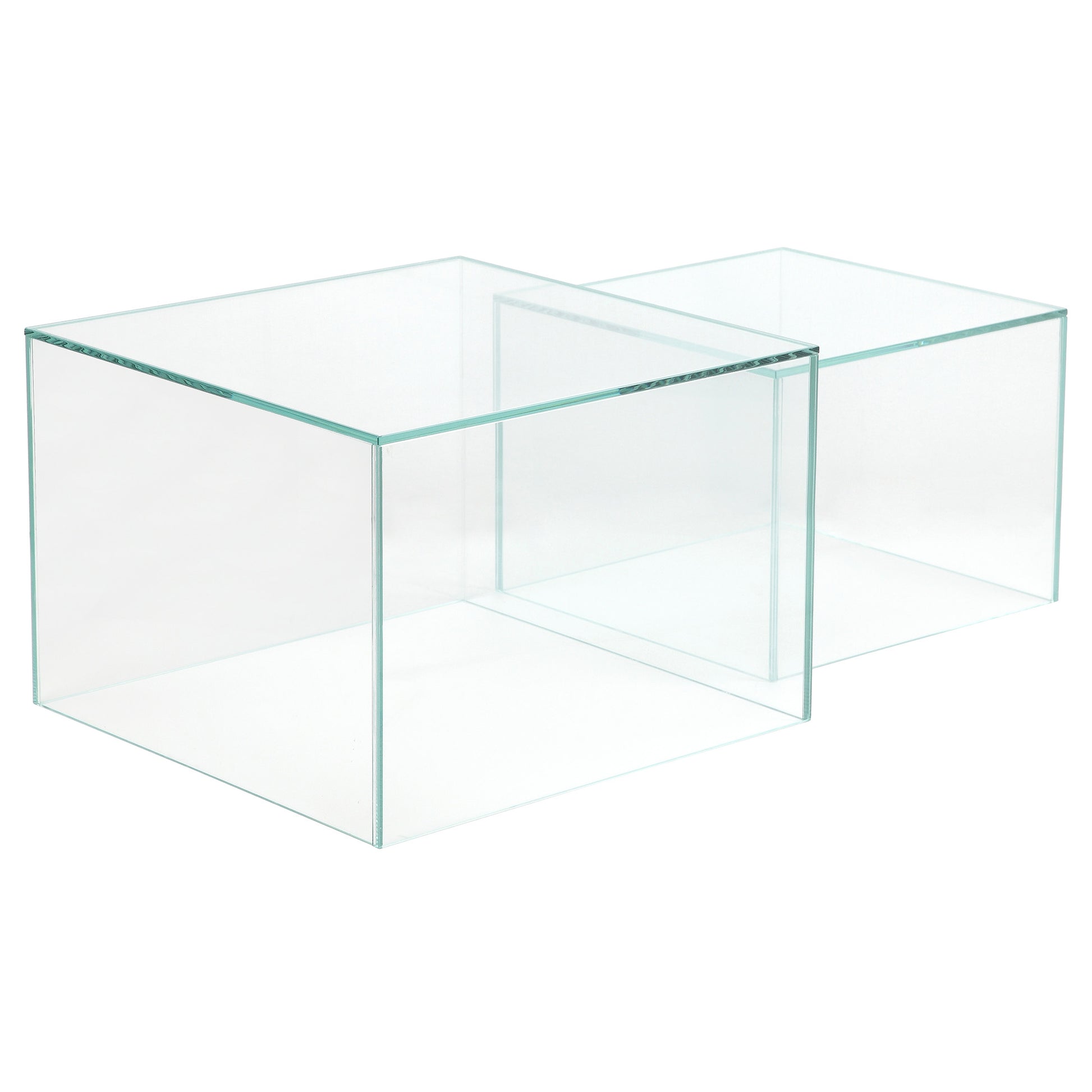 Quadro sofabordssæt, glas - Møbelkompagniet