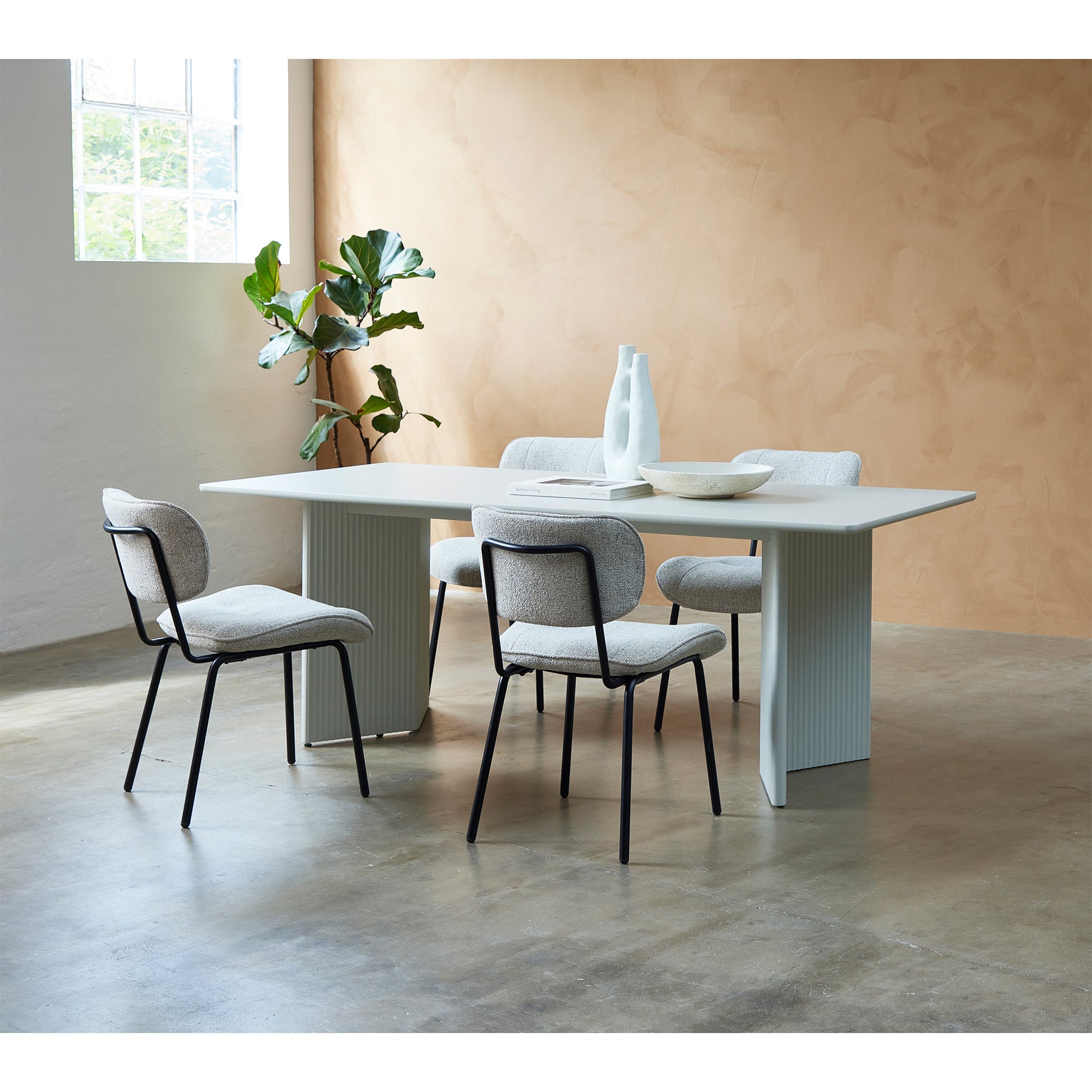 Palma spisebord, greige | 200x90 - Møbelkompagniet