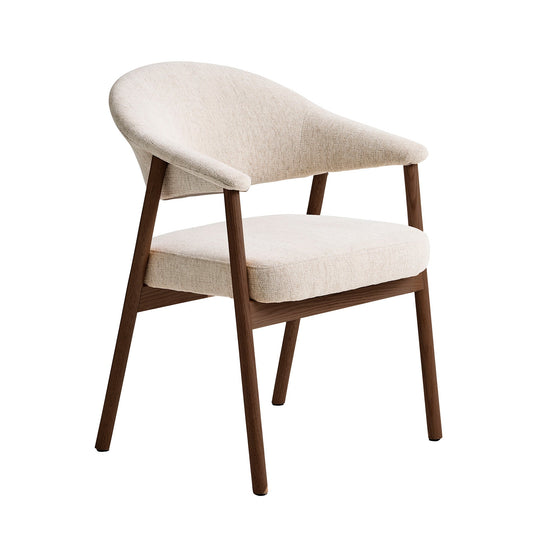 Elk Esszimmerstuhl, geräuchertes Eichenholz | Stoff