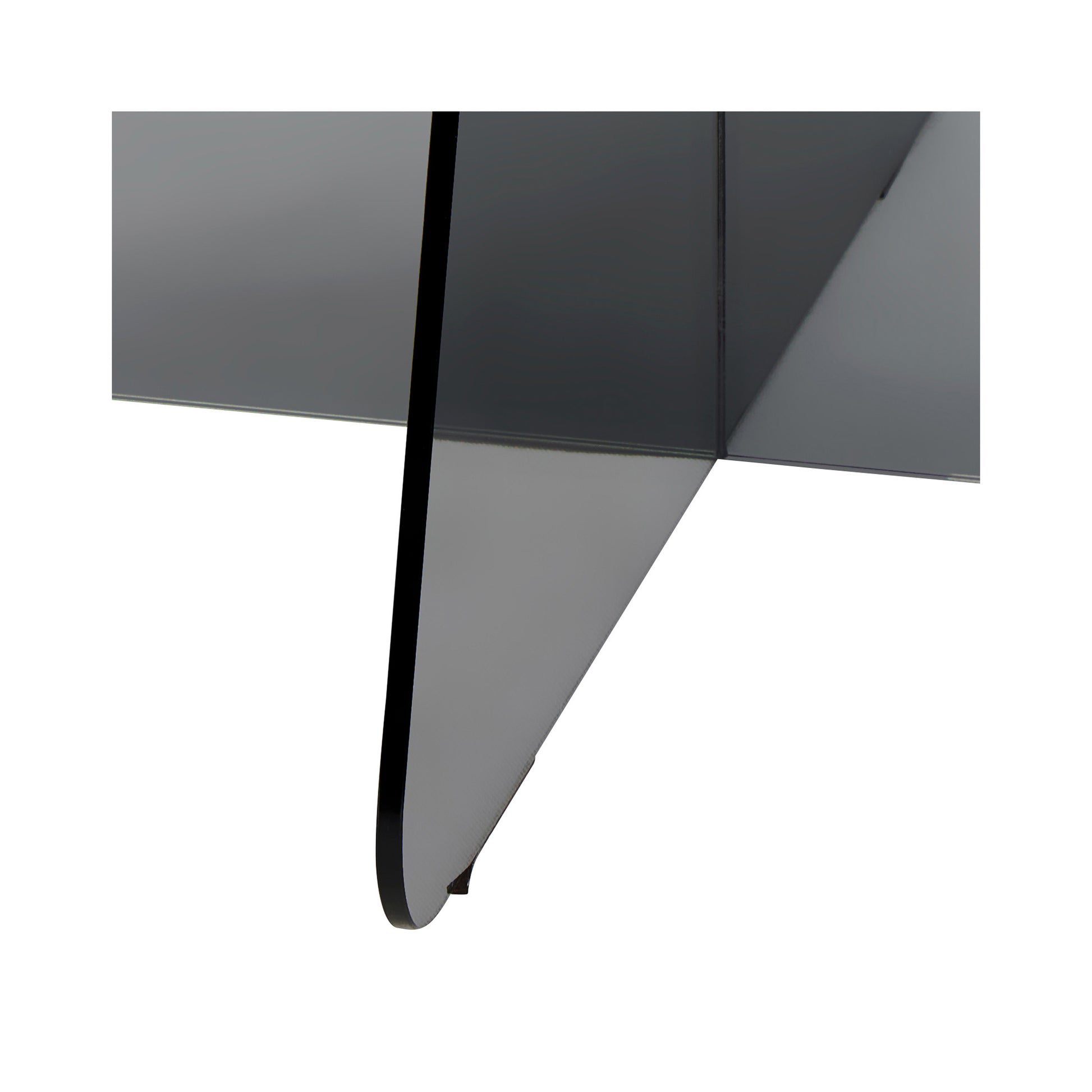 Arco sofabord, glas | Ø80 - Møbelkompagniet