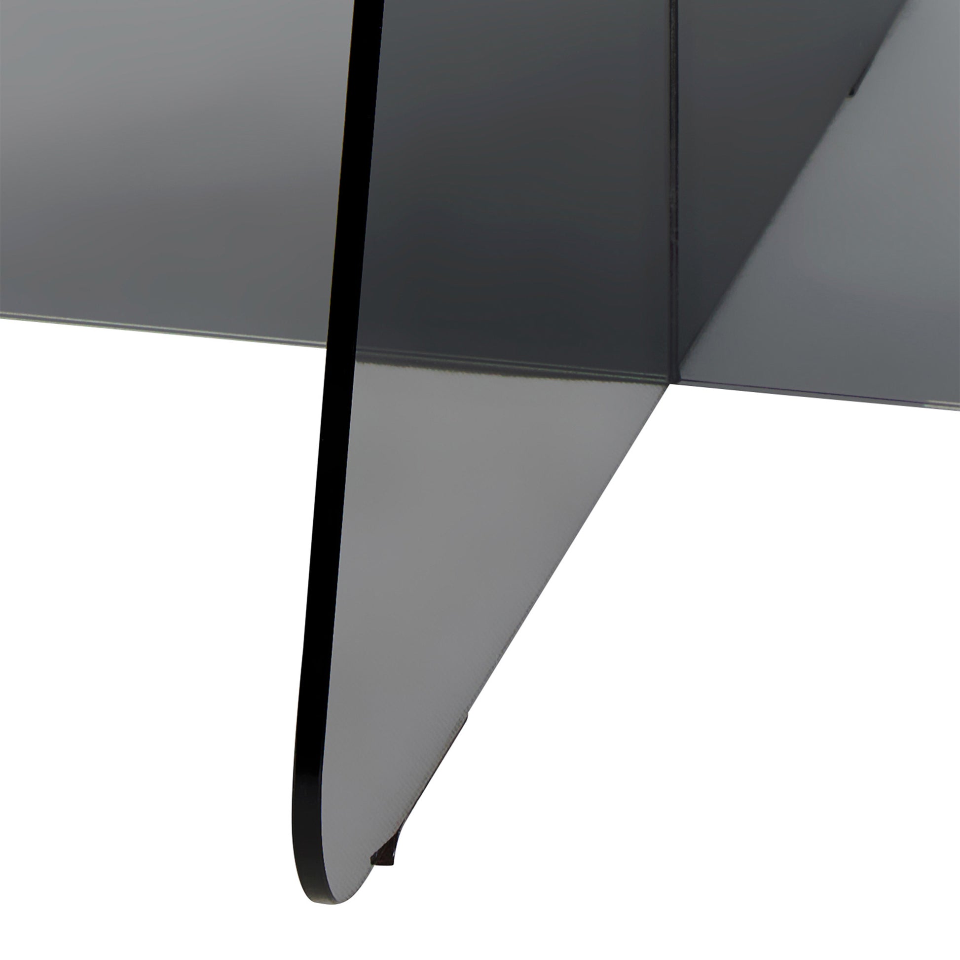 Arco sofabord, glas | Ø80 - Møbelkompagniet