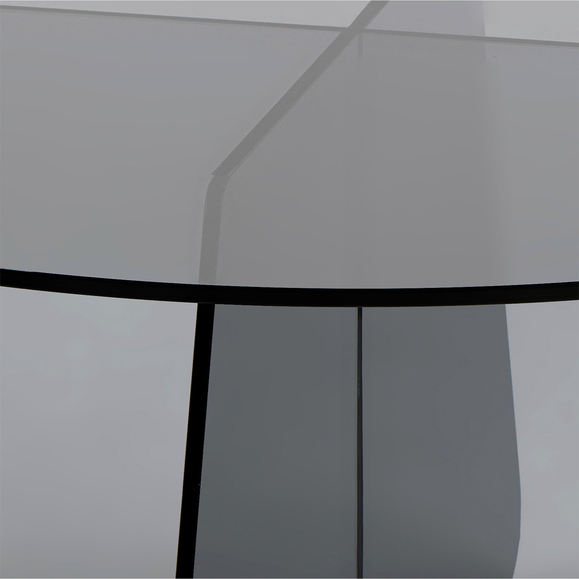 Arco sofabord, glas | Ø80 - Møbelkompagniet